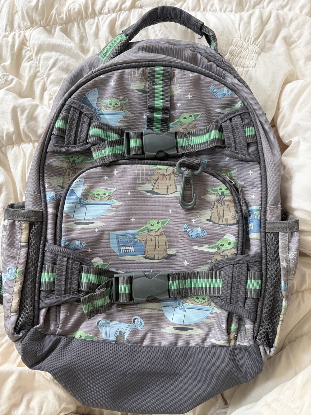 Like New- Pottery Barn Kids Grogu Backpack
